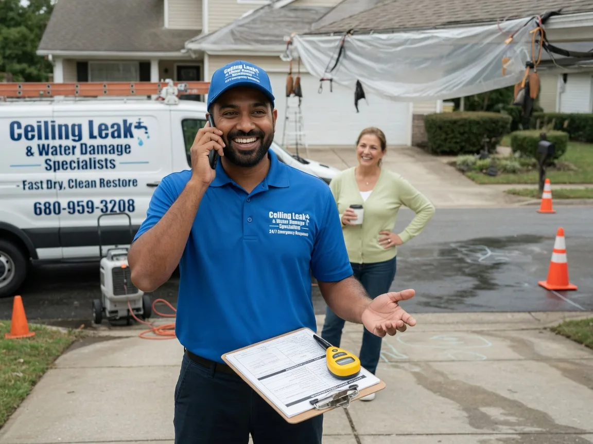 Ceiling Leak Cleanup Tower City, PA FAQs